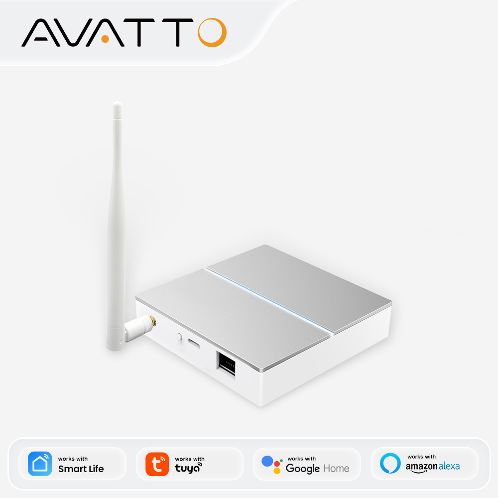 Smart Home Automation Kit - Шлюз AVATTO Tuya ZigBee с антенной