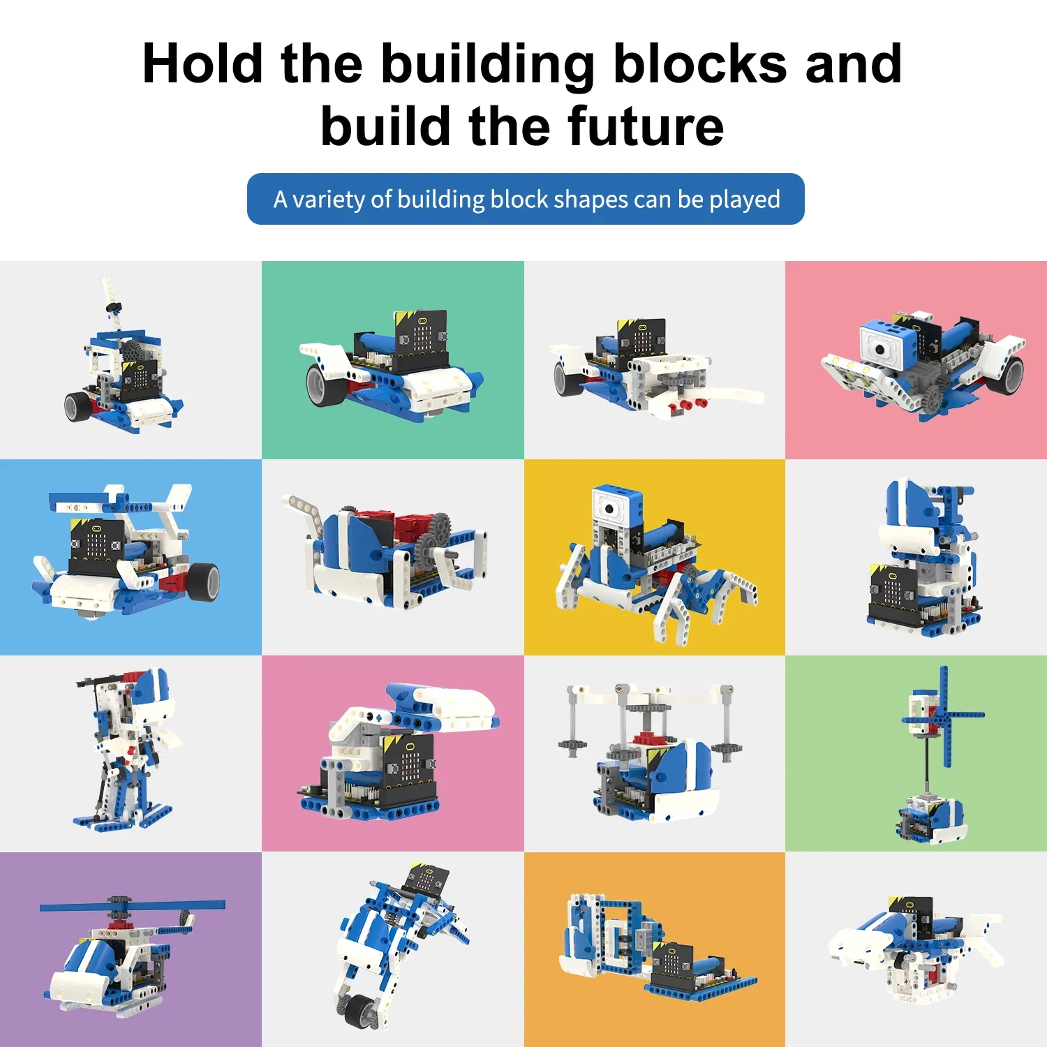 BBC Microbit V2 Building Block – обзор и цена Stem Robotics Kit
