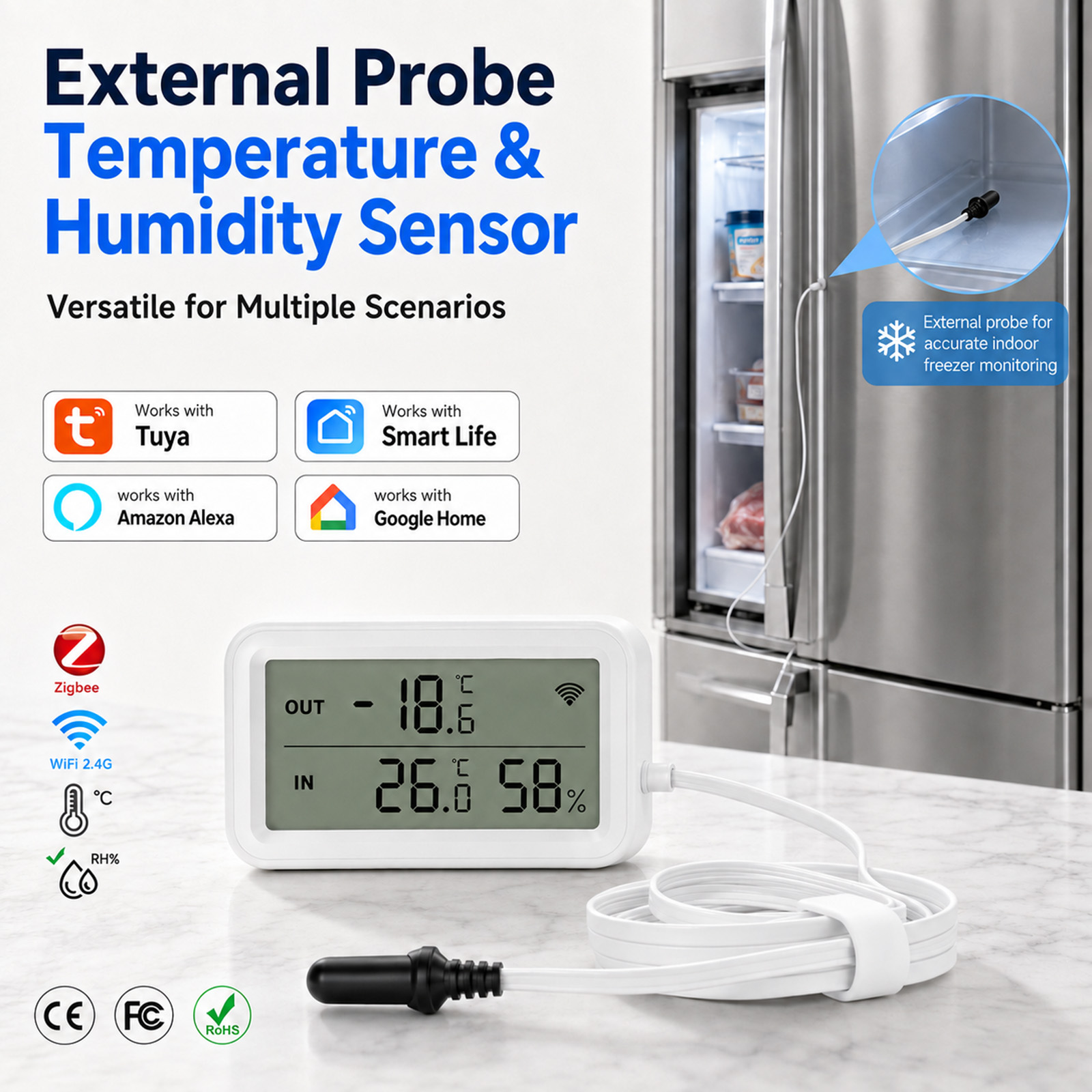 Внешний водонепроницаемый датч – обзор и цена Wifi Thermostat