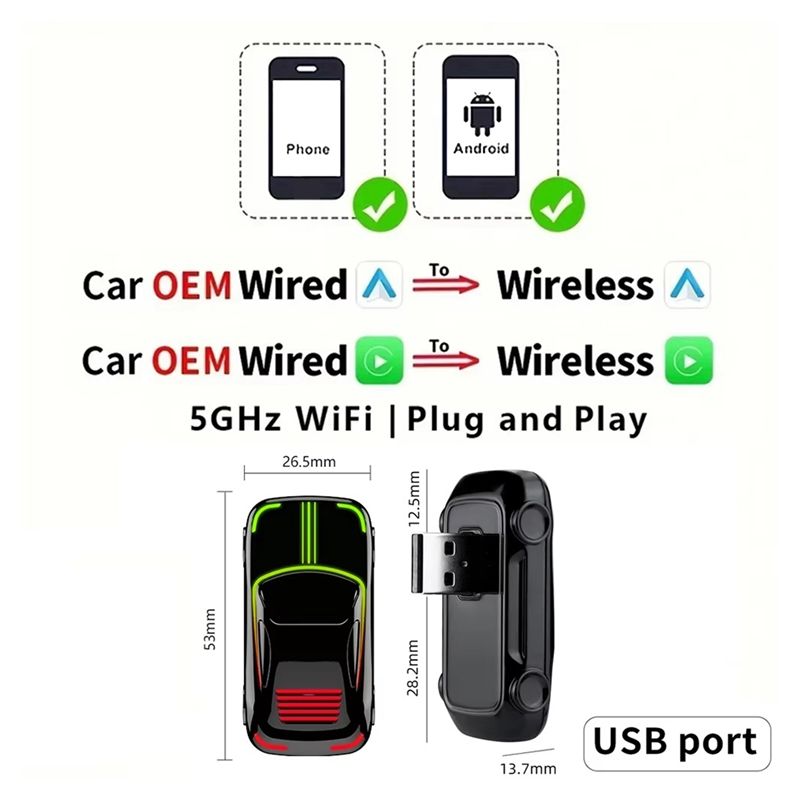 Беспроводной адаптер Carplay,  – обзор и цена Wifi Smart Plug