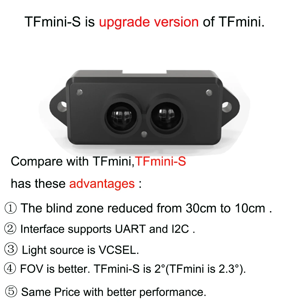 Датчик LiDAR Benewake TFmini-S – обзор и цена Sensor Kit Arduino