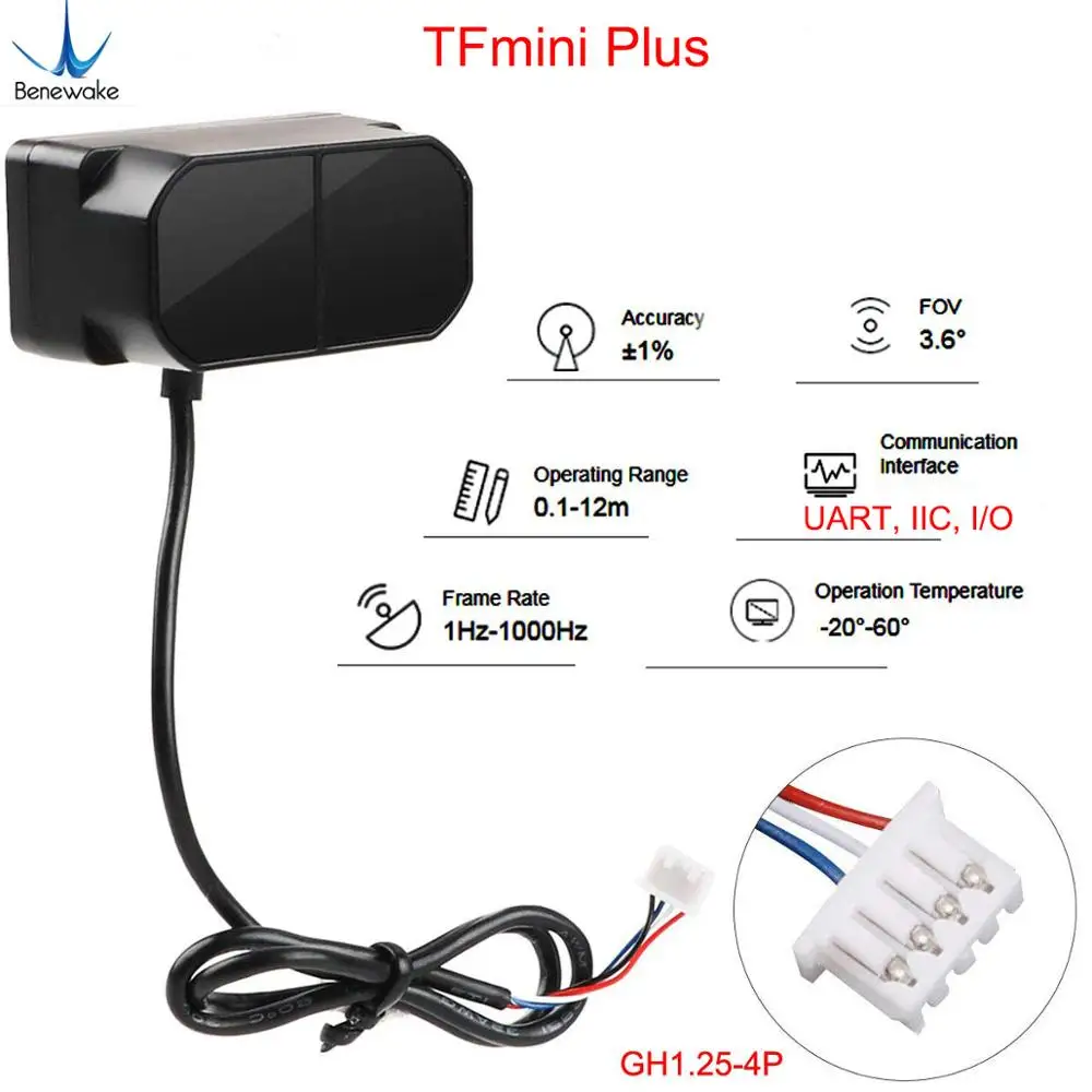 Датчик LiDAR Benewake TFmini-S – обзор и цена Sensor Kit Arduino