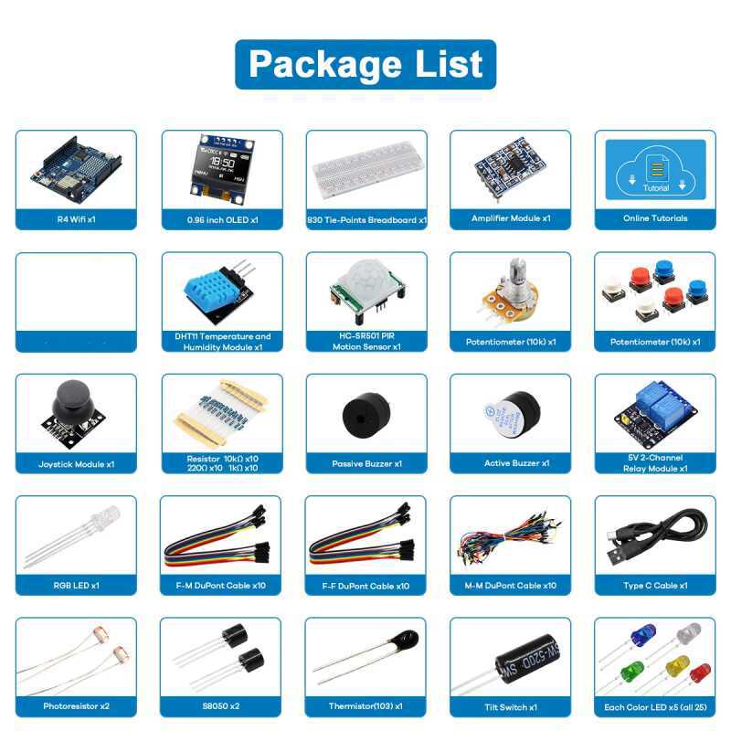 Набор для начинающих разработч – обзор и цена Electronics Project Kit