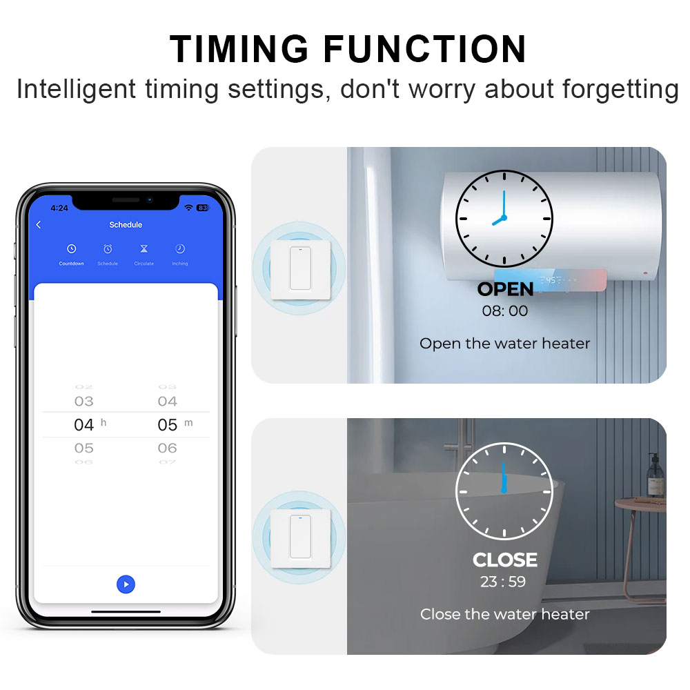 Умный переключатель водонагрев – обзор и цена Smart Light Switch Wifi