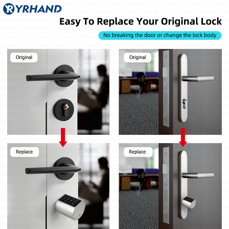 Умный евроцилиндрический дверн – обзор и цена Smart Door Lock Wifi