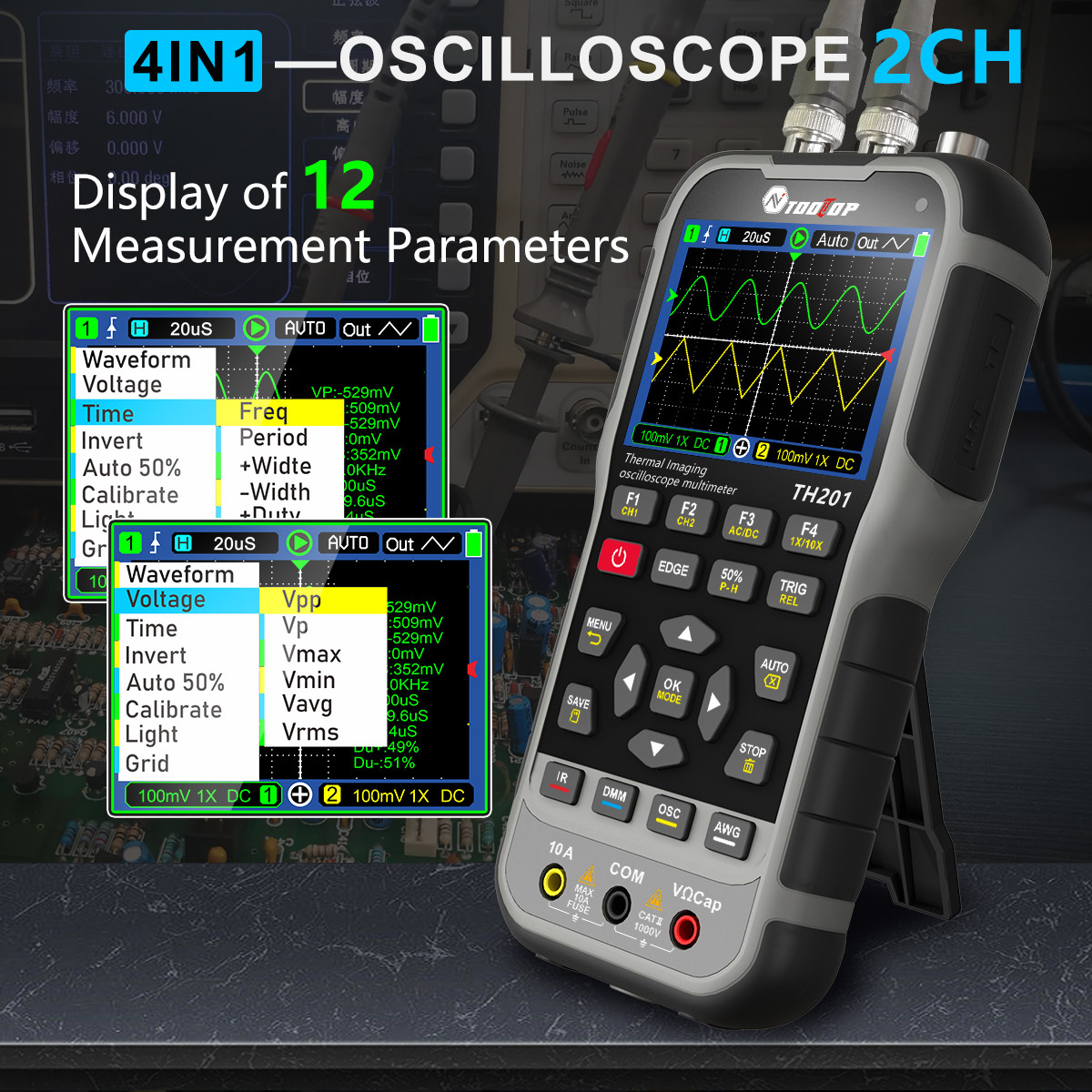 TOOLTOP TH201 4-в-1: Тепловизо – обзор и цена Microcontroller Kit