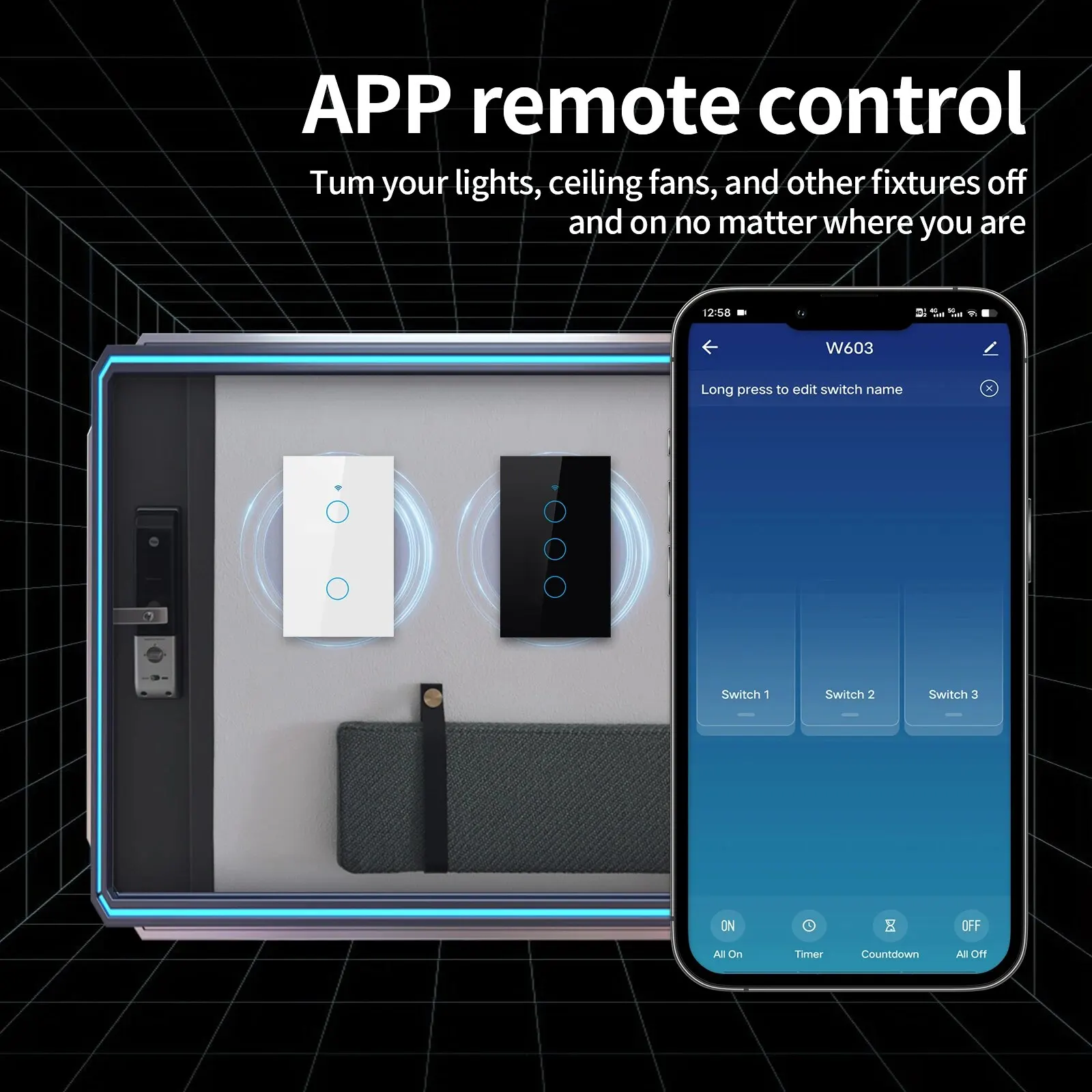 Умный выключатель TNCE Tuya Wi – обзор и цена Smart Light Switch Wifi