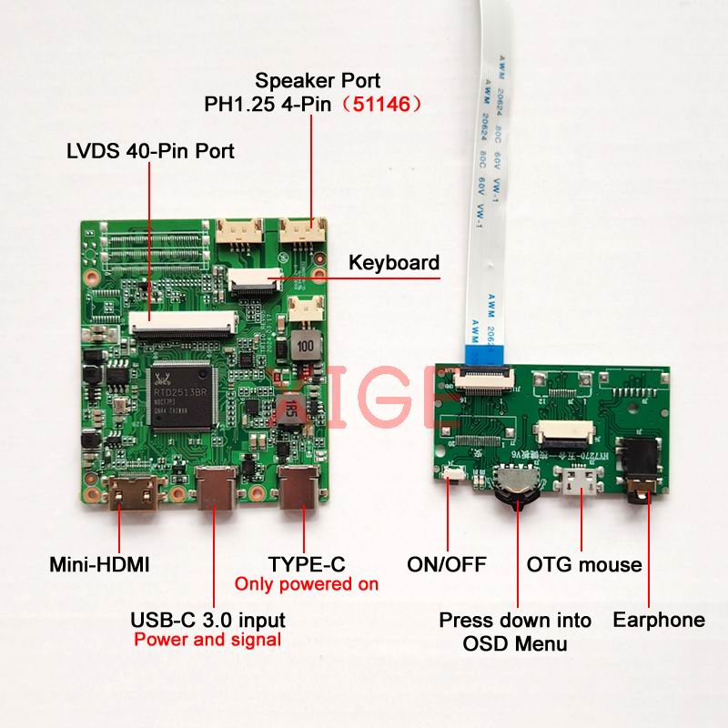 Подходит для LP173WD1(TL)-TLA1 – обзор и цена Microcontroller Kit