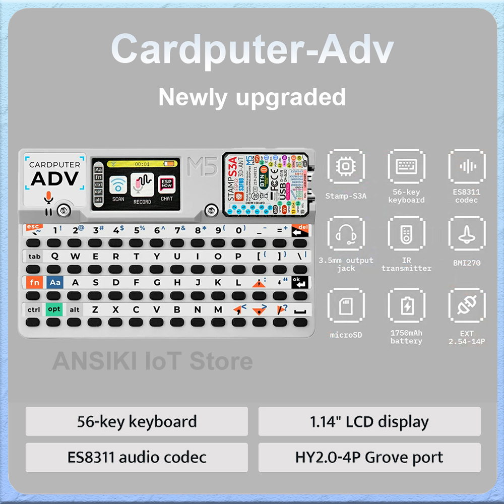 M5Stack Cardputer-Adv Программ – обзор и цена Electronics Project Kit