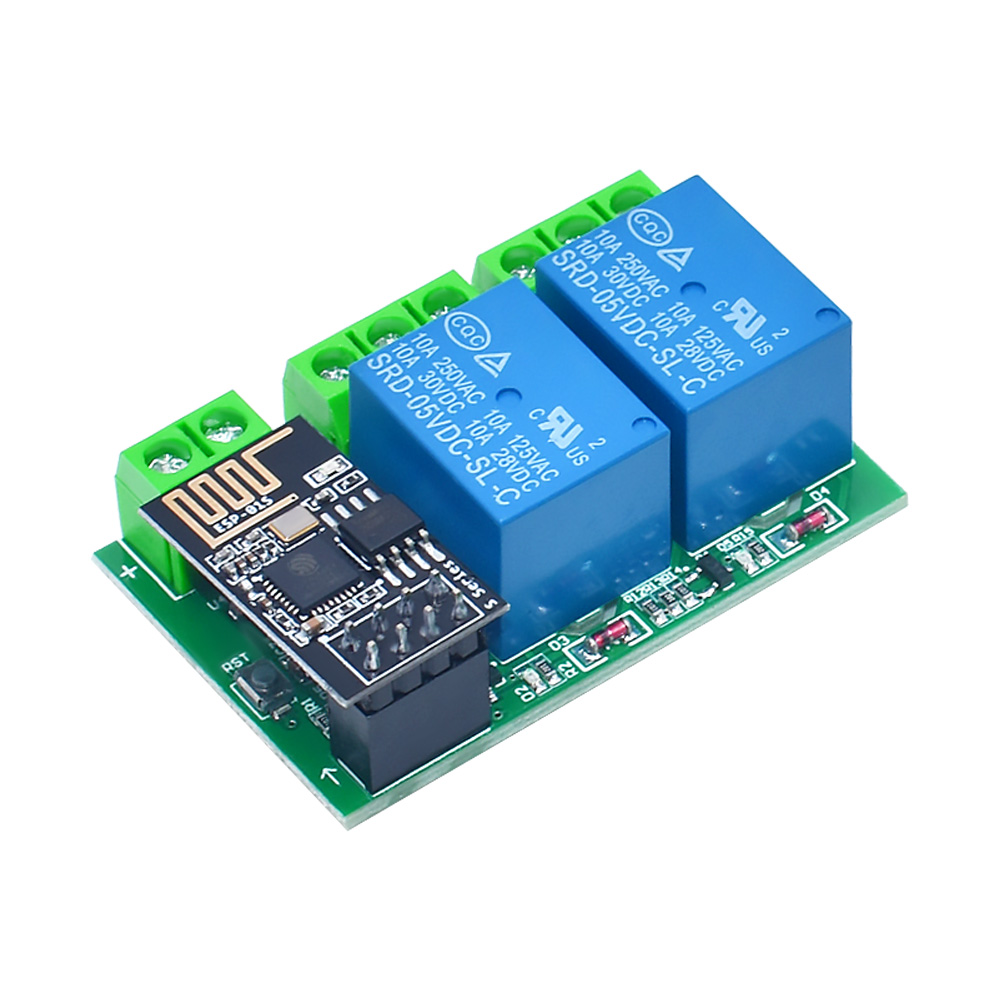 Двойной модуль канала ESP8266  – обзор и цена Esp8266 Relay Module