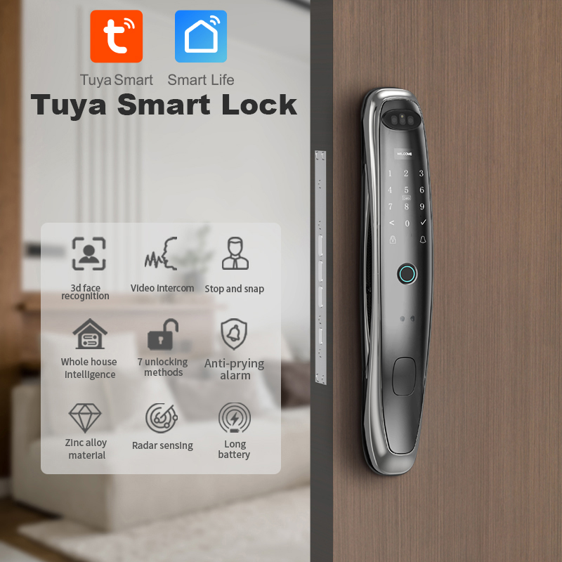 Tuya Wi-Fi камера умный замок  – обзор и цена Smart Door Lock Wifi