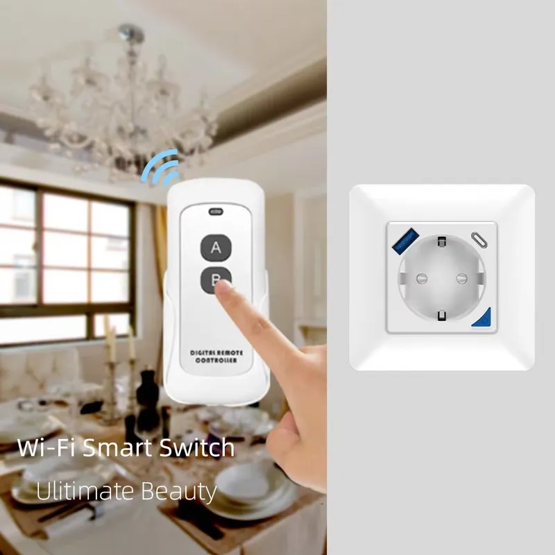 Умная Wi-Fi розетка для встраи – обзор и цена Wifi Smart Plug