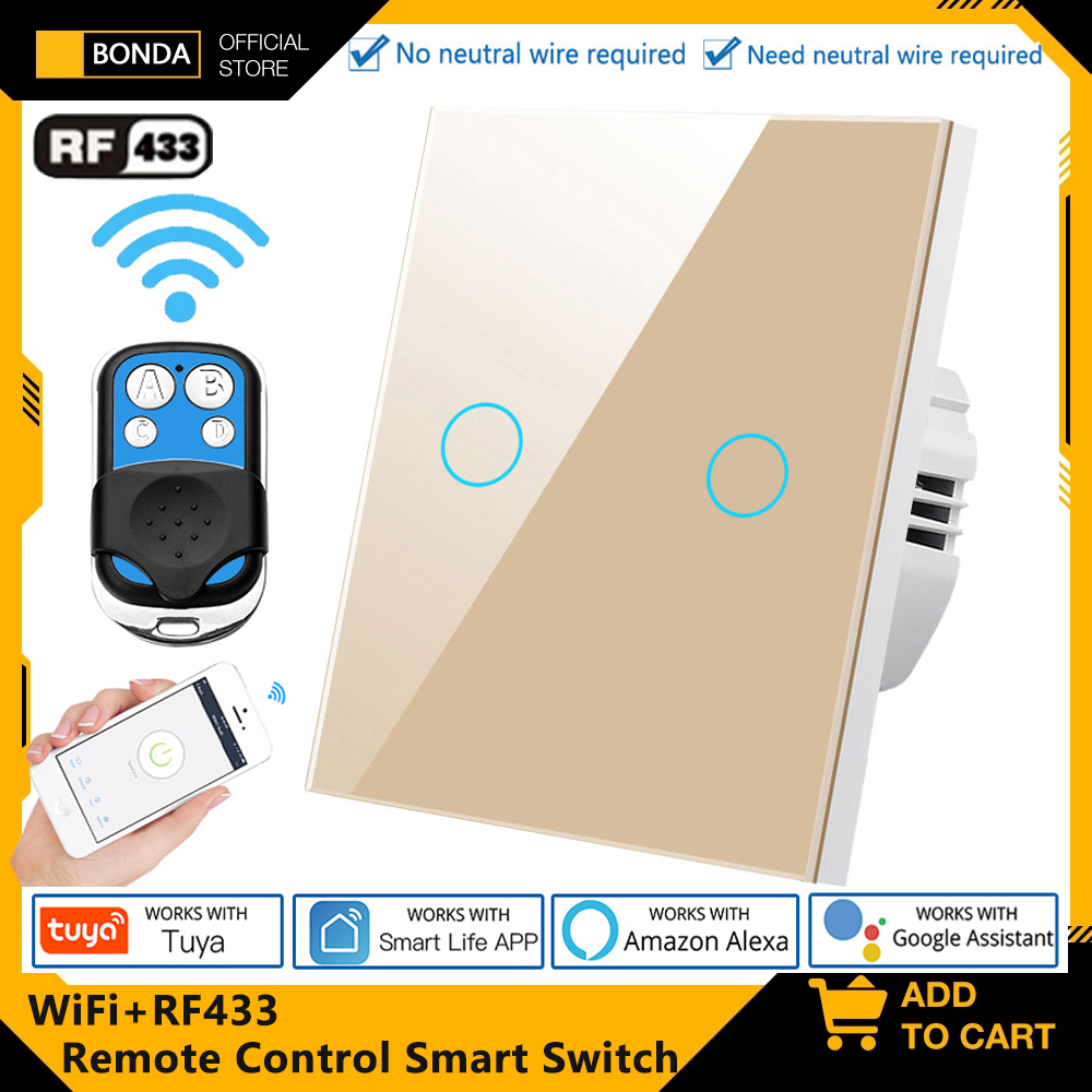 Tuya EU WiFi + RF433 Умный пул – обзор и цена Smart Light Switch Wifi