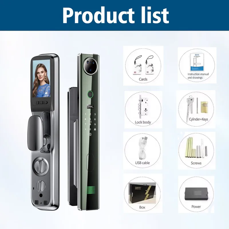Умный дверной замок с распозна – обзор и цена Smart Door Lock Wifi